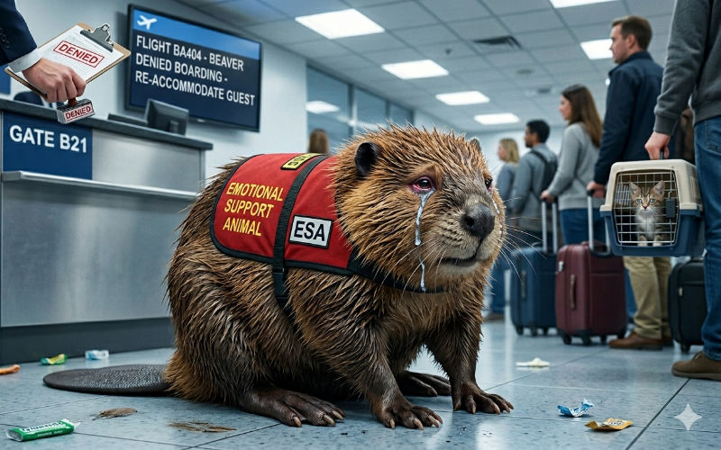 Emotional Support Beaver