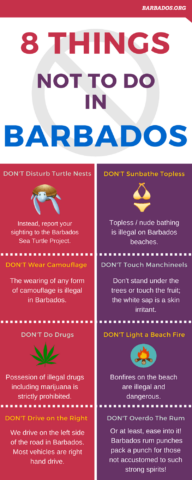 What not to do in Barbados